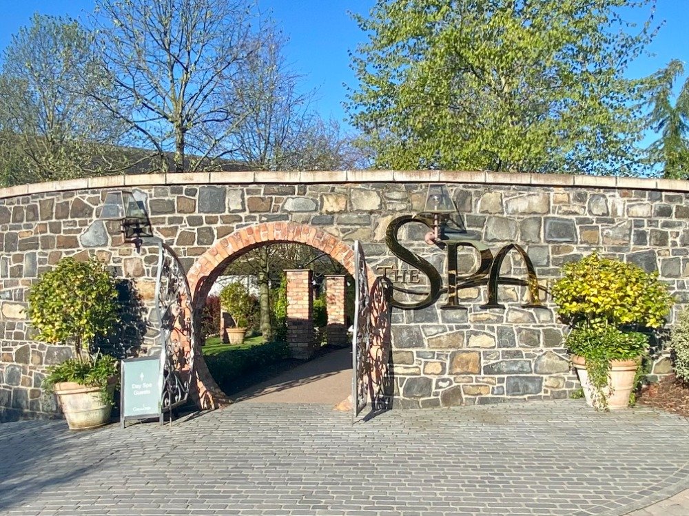 Galgorm Resort spa entrance archway Northern Ireland